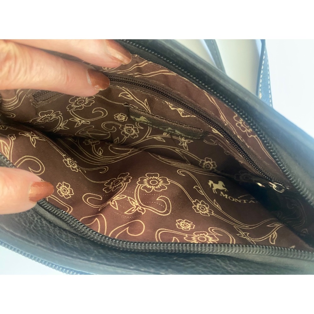 Montana West Purse Sugar Skull Embroidered Crossbody Bag Day of the Dead Black - Picture 10 of 16